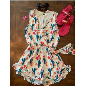 Peach Love California Cactus Romper